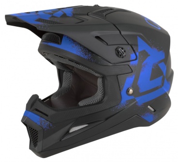 Prilba Cross Cup 2 Crew Junior, detská (čierna matná/modrá) 2026