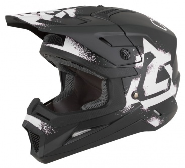 Prilba Cross Cup 2 Crew Junior, detská (čierna matná/biela) 2026