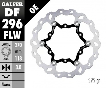 Predný brzdový kotúč plávajúci YAMAHA YZ 125/250 2022-2026, YZF 250 2021-2026, YZF 450 2020-2026