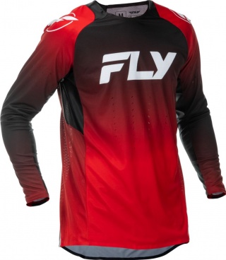 Dres EVOLUTION, FLY RACING - USA 2026 (červená/čierna/biela)