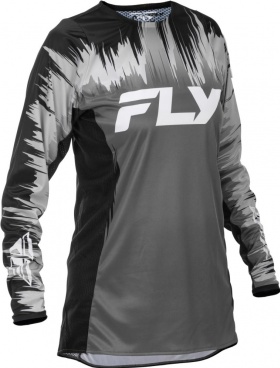 Dres LITE, FLY RACING - USA 2026 dámske (čierna/šedá/biela)