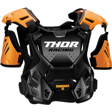 Chránič hrude detský THOR Roost Deflector oranžovo/čierny 2XS/XS