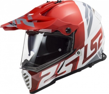 Prilba MX436 PIONEER EVO EVOLVE RED WHITE