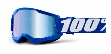 Okuliare 100% STRATA 2 detské Modré - Zrkadlové modré sklo